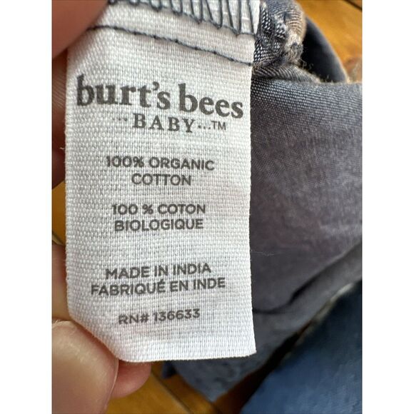 Burt's Bees‎ Baby Denim Dress Sz 24 Months 100% Organic Cotton - Picture 9 of 9